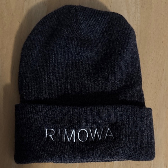 RIMOWA Accessories - RIMOWA Dark Gray Knit Beanie